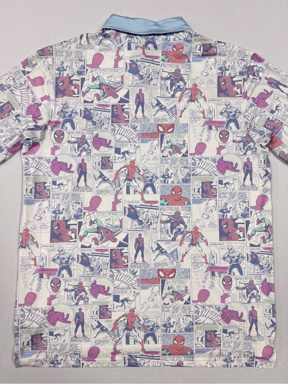 Marvel RSVLTS Spider-Man “Amazing Fantasy” All-Day Polo Large - Picture 7 of 8